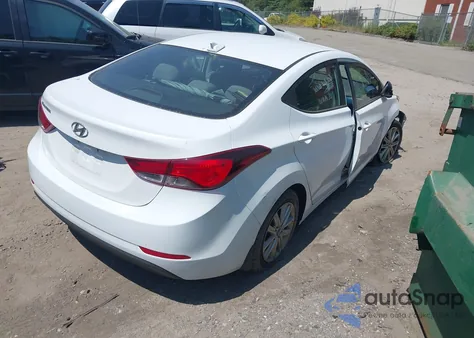 2016 Hyundai Elantra Se/Sport/Limited из США, поврежденный, VIN 5NPDH4AE4GH796695